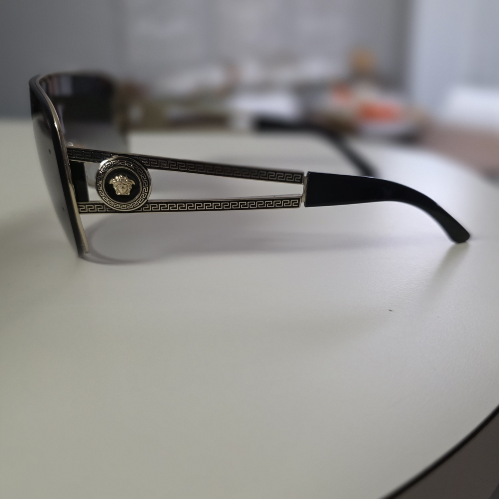 Versace Gray Gradient Sunglasses - image 5
